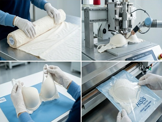 Bra Production Workflow from Fabric to Packaging